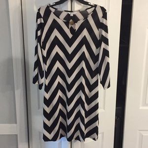 5th & Love black and white dress